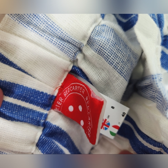 Anthropologie Red Carter Paris Pants Beach Wide Leg Pants linen blend size XS/4 - Picture 10 of 13